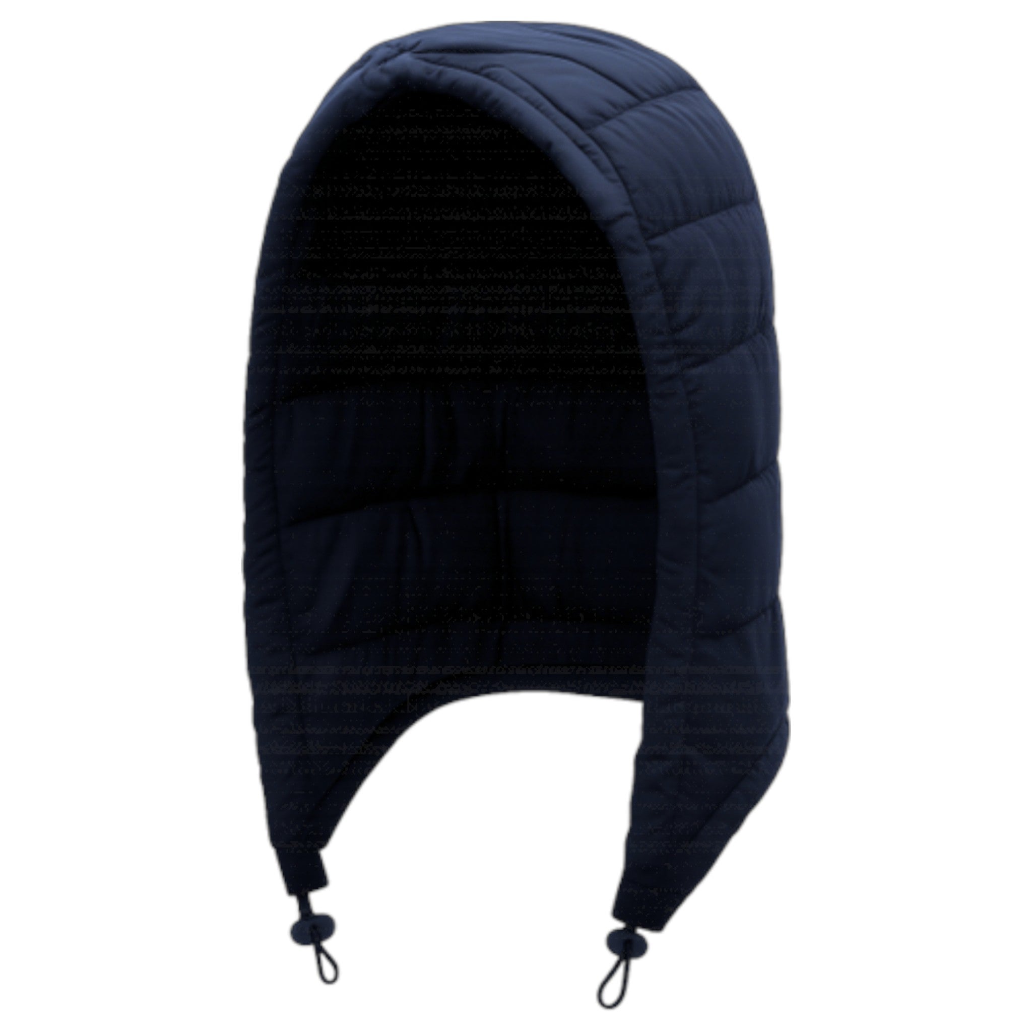 JDN men’s navy puffer coat with detachable hood and zip pockets UK winter jacket